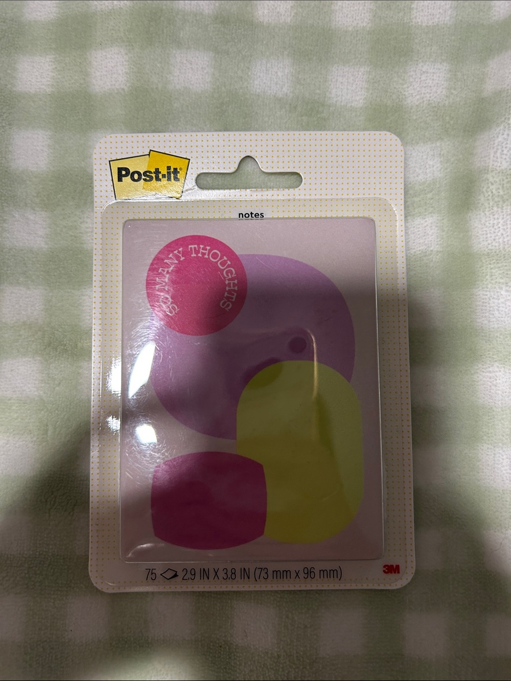 Post-it Decorative Notes in Pink and Yellow